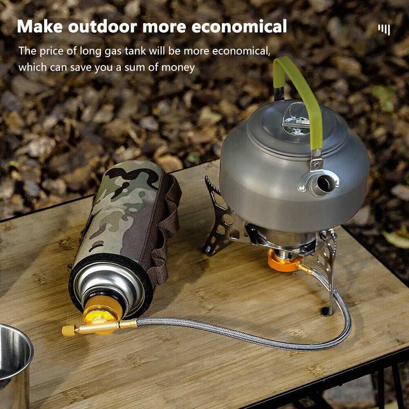 Aluminum Alloy Stove Adapter Conversion Head Portable Butane Furnace Connec