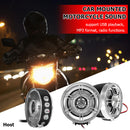 Portable Motorcycle Bluetooth Sound Speakers FM Radio MP3 Player Audio System