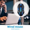 120cm USB 5500DPI 2 Buttons LED Wired Mice Ergonomic Accessories for Game Office