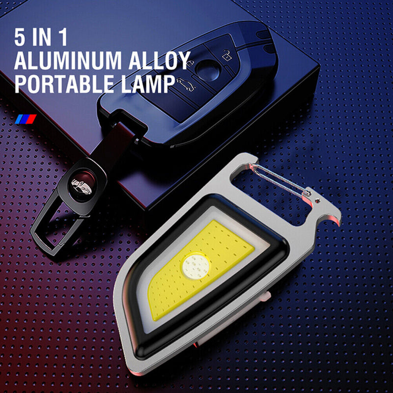 COB LED Emergency Lamps Mutifuctional Waterproof with Bottle Opener for Climb