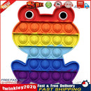 Colorful Silicone Push Bubble Sensory Toys Autism Stress Reliever (Frog) Newly