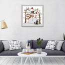 DIY Cartoon Cross Stitch Kit 14CT Stamped Cotton Embroidery Handmade Needlewo