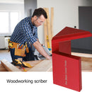 Aluminum Alloy Pen Blank Center Finder Woodworking 45 Degree Line Caliber Rul