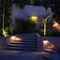 Solar Powered Led Garden Fence Lights Wall Step Outdoor Waterproof Lighting