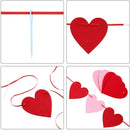 Banner Valentine's Day Heart Garland Valentines Day Decoration Anniversary