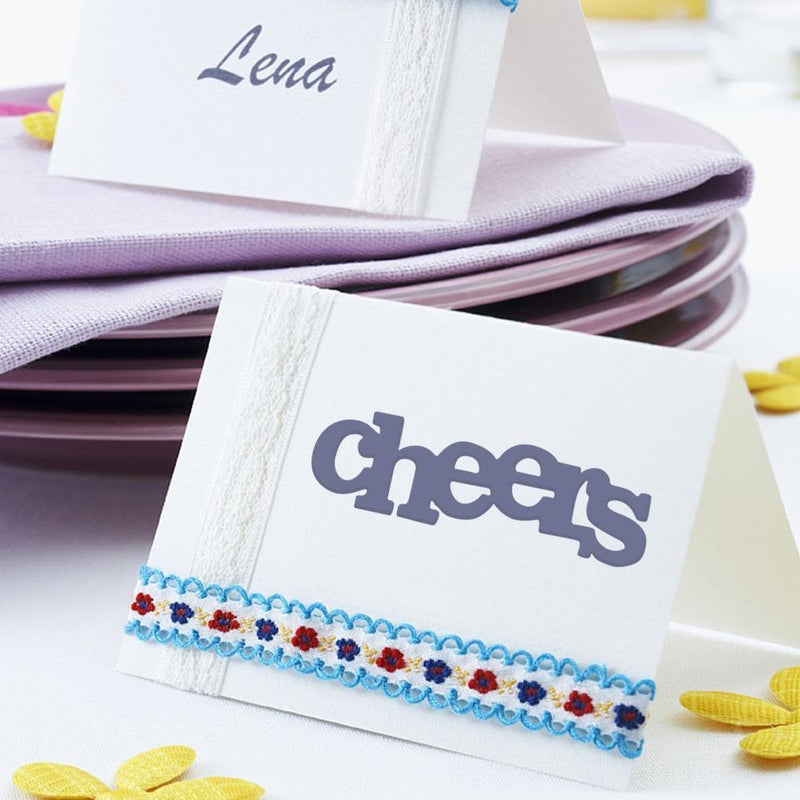 Letter cheers Cutting Dies Embossing Stencil for DIY Scrapbooking Craft