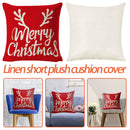 18x18 Linen Christmas Throw Pillow Cover for Bed Sofa Cushion Car Pillowcases