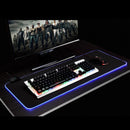 Large LED RGB Mouse Pad Rubber Lighting Gaming Gamer Mousepad Desktop Mice Mat