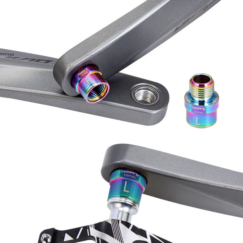 1 Pair MTB Road Bicycle Dazzling Pedal Axle Extension Shaft Bike Pedal Extend