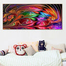 DIY Diamond Mosaic Painting Kit Full 5D Round Rhinestone Colored Light Pict