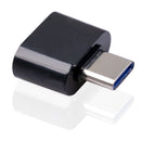 5x Type-C OTG Connector USB C Male to USB 2.0 Female Converter (Black)