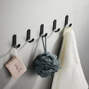 2pcs Self-Adhesive Wall Mounted Hook Bathroom Kitchen Clothes Caps Hanging Ra