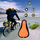 Sponge Bicycle Seat Cushion Pad with Seat Rain Cover for Mountain Cycling Bike