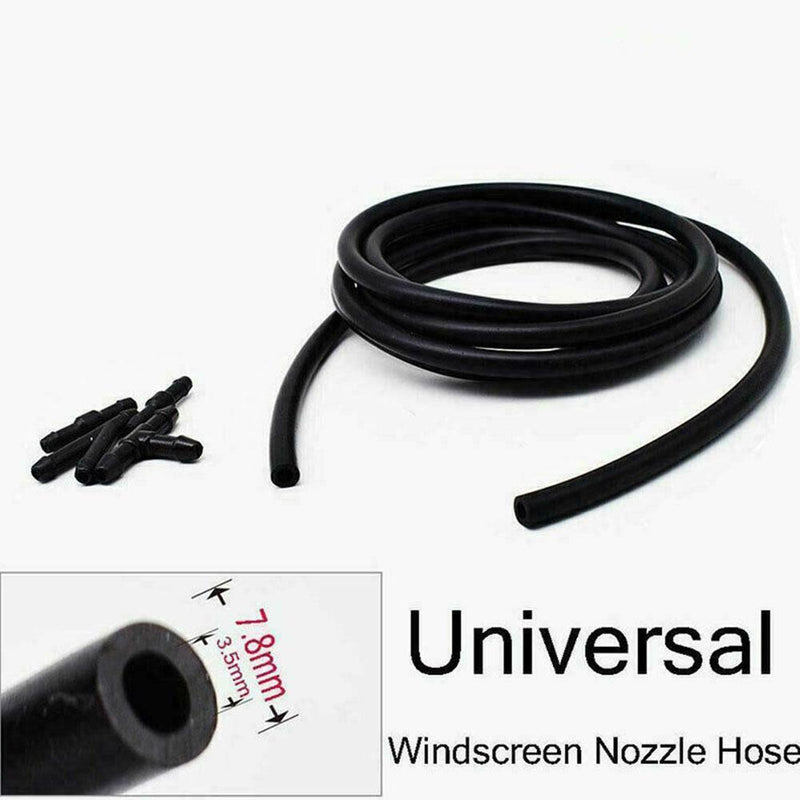 200cm/2m x 3.5mm Black Rubber Tube Pipe ID Epdm Hose Jet Wiper Windscreen A0U7