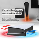 2pcs/Set Horizontal Game Discs Storage Stand for PS 5 UHD Version Game Console