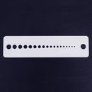 1pc Professional Knitting Needle Gauge Plastic Inch cm Home Sewing Ruler Tool