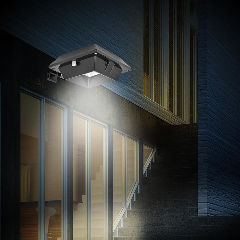 6LED Solar Light Outdoor Motion Sensor Garden Yard Wall Lamp (Cold White)  Newly