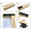 Kids Wooden Box Dominoes Set Classic Children Kids 5 cm S1R6 Fun 14.5 2.8 * T1T8