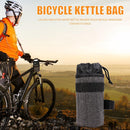 Bike Handlebar Stem Kettle Bag Cycling Insulated Water Bottle Pouch (Grey) Newly