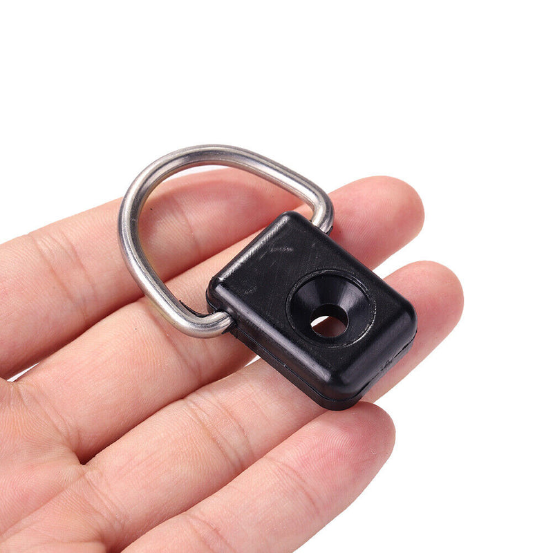 Kayak D Ring Buckle with Screws Elastic Rope Marine Boat Canoe Kayak Access