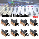 Stable Performance 1P2T Vertical Slide Switch DC 50V 0.5A 3Pin Toggle Switch