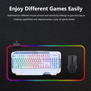 USB Computer Desk Laptop Extra Large RGB Keyboard Mice Mat Gaming Mouse Pad