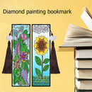 2x Diamond Painting Bookmark DIY Special Drill Animal Flower Tassel Gift Crafts