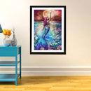 5D Diamond Sea-maid Painting DIY Embroidery Cross Stitch Bedroom Decor Gift