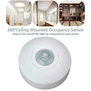 360° Ceiling Occupancy PIR InfraRed Motion Sensor Detectors Light Switch X E6B4
