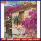 Yard Corner Oil Paint By Numbers Kit DIY Drawing Picture for Adults Home Deco