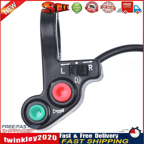 Motorcycle Horn Turn Signal Light Switches for 7/8 Handlebar ATV ON/OFF Newly
