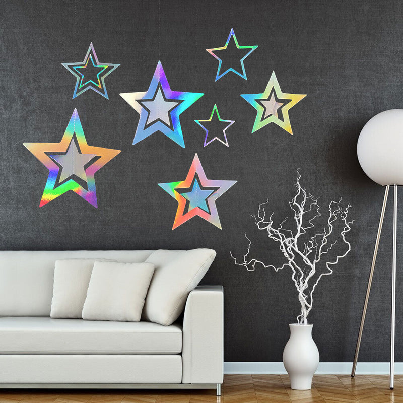 Star Paper Garland Ornaments Birthday Party DIY Wedding Decor (Star 1) Newly