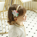 Cartoon Baby Unicorn Headband Rainbow Hairpin Flaky Clouds Headwear Glittering