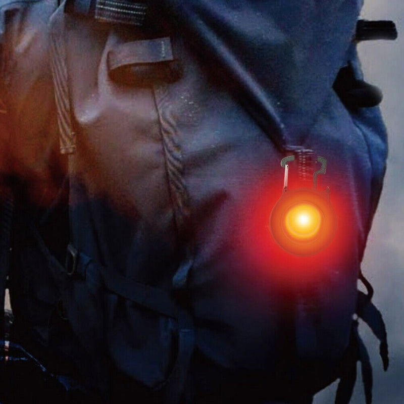 Camping 10W COB LED Keychains Clip Flashlight 500lm Waterproof Pocket Lamp Newly