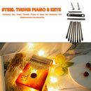Kalimba Key Thumb Piano 8 Keys  for Kalimba DIY Replacement Part Accessory Newly