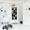 Baseball Hat Rack 24 Clear Hanging Cap Organizer Complete with Over Door Hooks