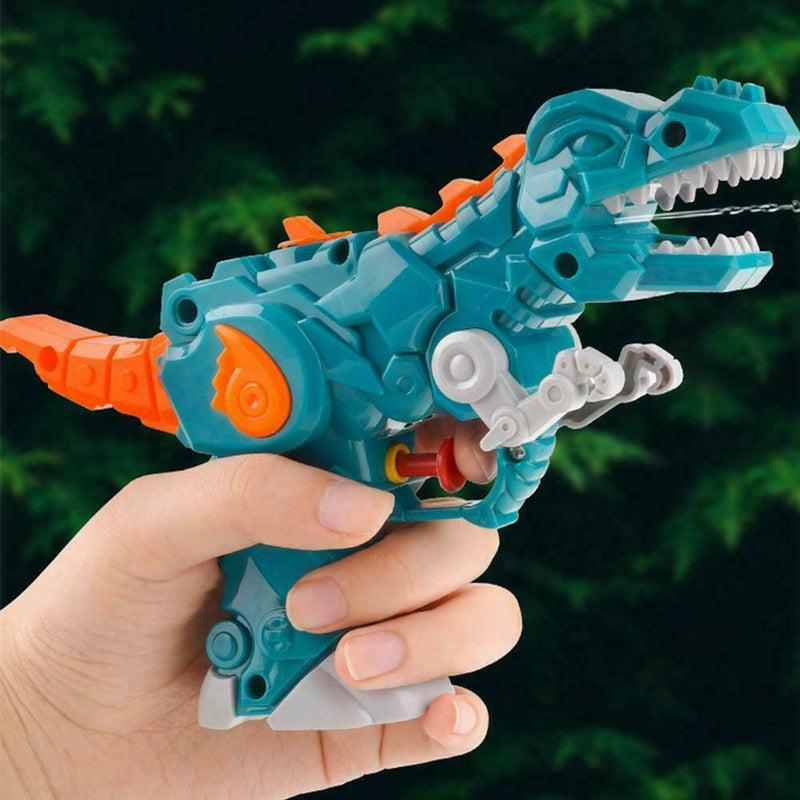 Children's Portable Water Gun Dinosaur Water Squirt Swimming Gun Beach Poo E6B4
