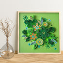 5D DIY Partial Drill Special Shape Flower Rhinestone Diamond Drawing for Home