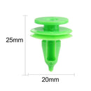8pcs Universal Car Door Trim Panel Rivets Plastic Push Fastener Clips Green