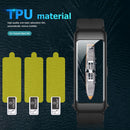 3x TPU Display Screen Films for Huawei Talk Band B6 Bracelet Protective Cover