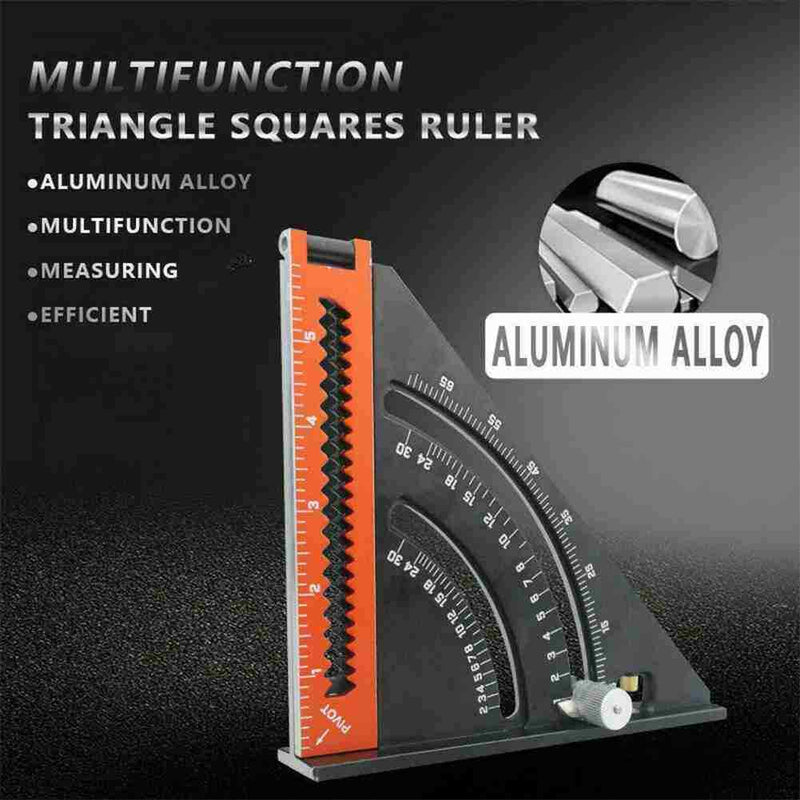1*Multifunction Folding Triangle Ruler Folding Measuring Protractor0 Angle X1D6