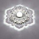 Modern LED Crystal Ceiling Lights Surface Mounted Porch Aisle Lamp (Warm) Newly