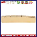 42mm Slotted Brass Metal String Nut for 6-String LP Electric Bass Guitar