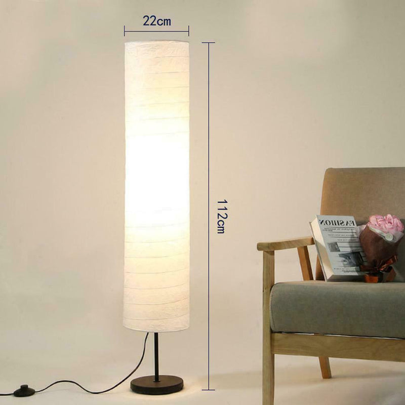 Paper Design Floor Lamp Lampshade European Style Light For Bedroom Hotel W4U9