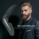 Convenient Professional Hair Comb Man Woman Folding Portable Pocket Beard Clip