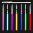Light Up Saber - (7 Color Changing) LED Light Swords for Galaxy Fighter Warriors