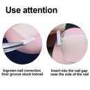 10pcs Toenail Correction Pedicure Tool Clip Set Invisible Ingrown Treatment