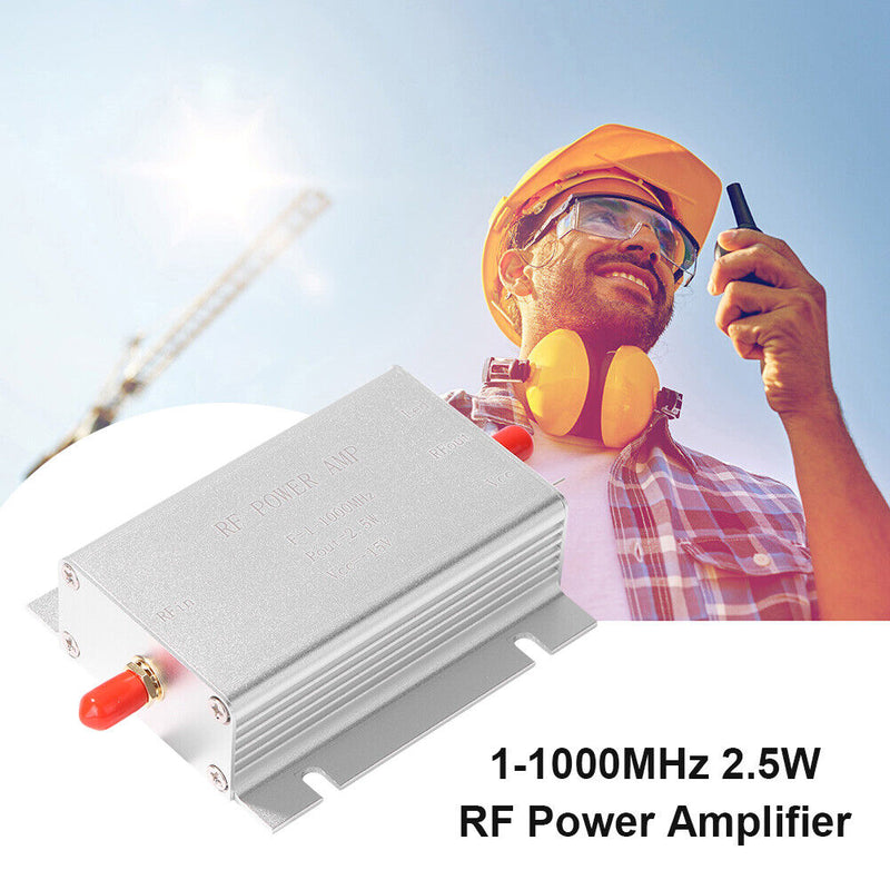 2.5W RF Power Amplifier 1-1000MHz Radio Power Amplifier Wireless Remote Control