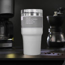 Stainless Coffee Mug Water Tea Cup Insulated Car Drinkware (600ml White) Newly