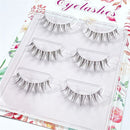 Short Makeup Tools Single Cluster Cross Makeup Lashes Messy False Eyelashes